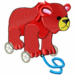 Teddy Embroidery Design 12